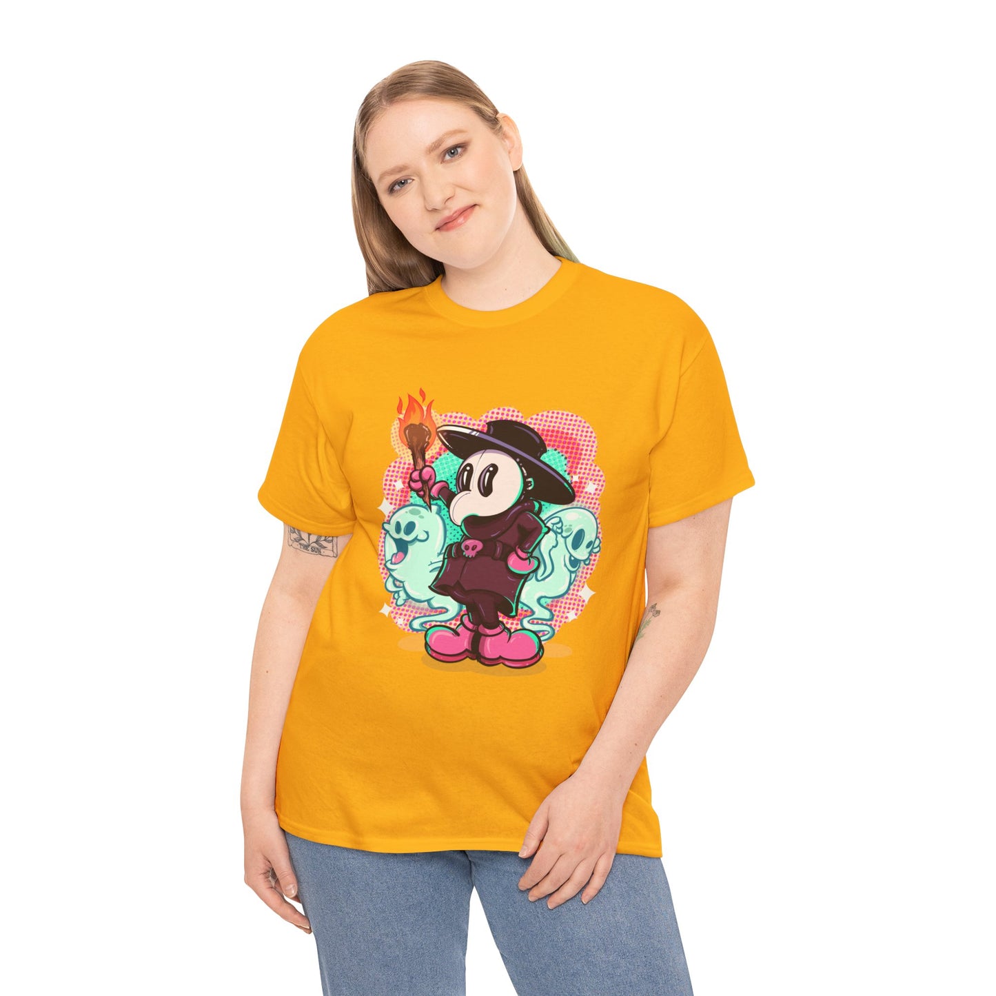 Rubber Hose Plague Doctor Unisex Heavy Cotton Tee