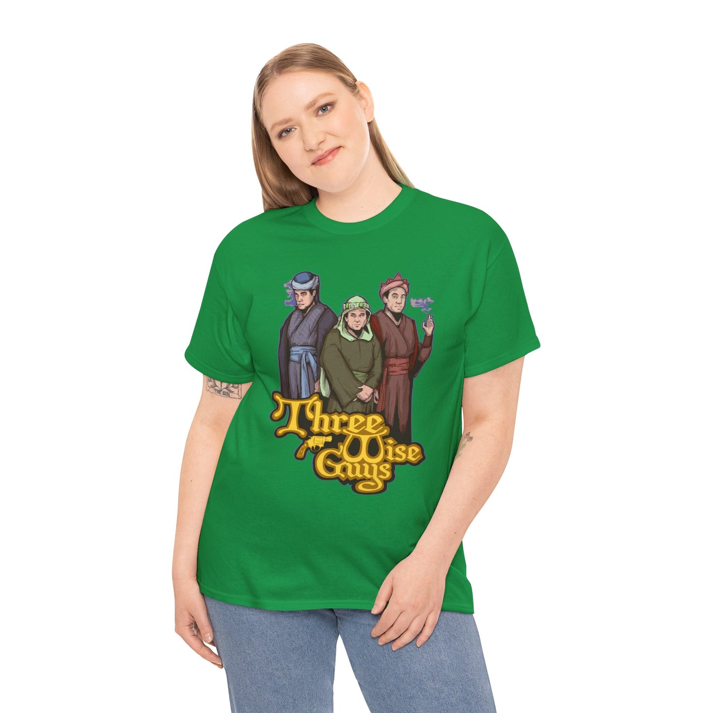 Three Wise Guys Unisex Heavy Cotton Tee