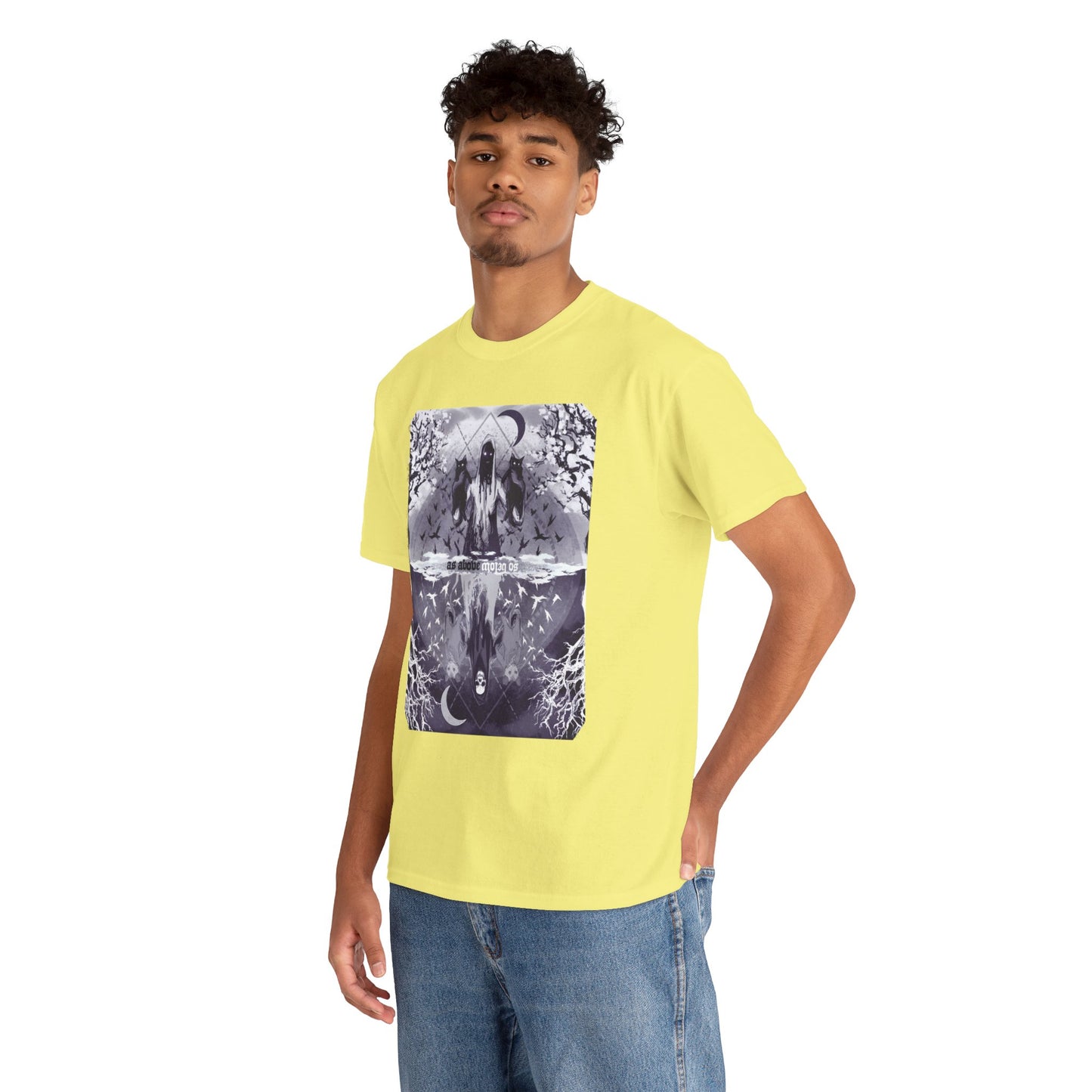 As Above So Below Unisex Heavy Cotton Tee