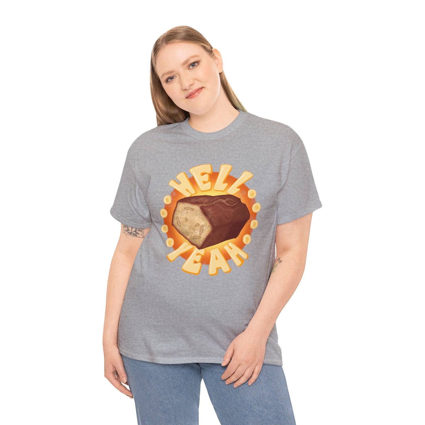 Banana Bread At Work Unisex Heavy Cotton Tee