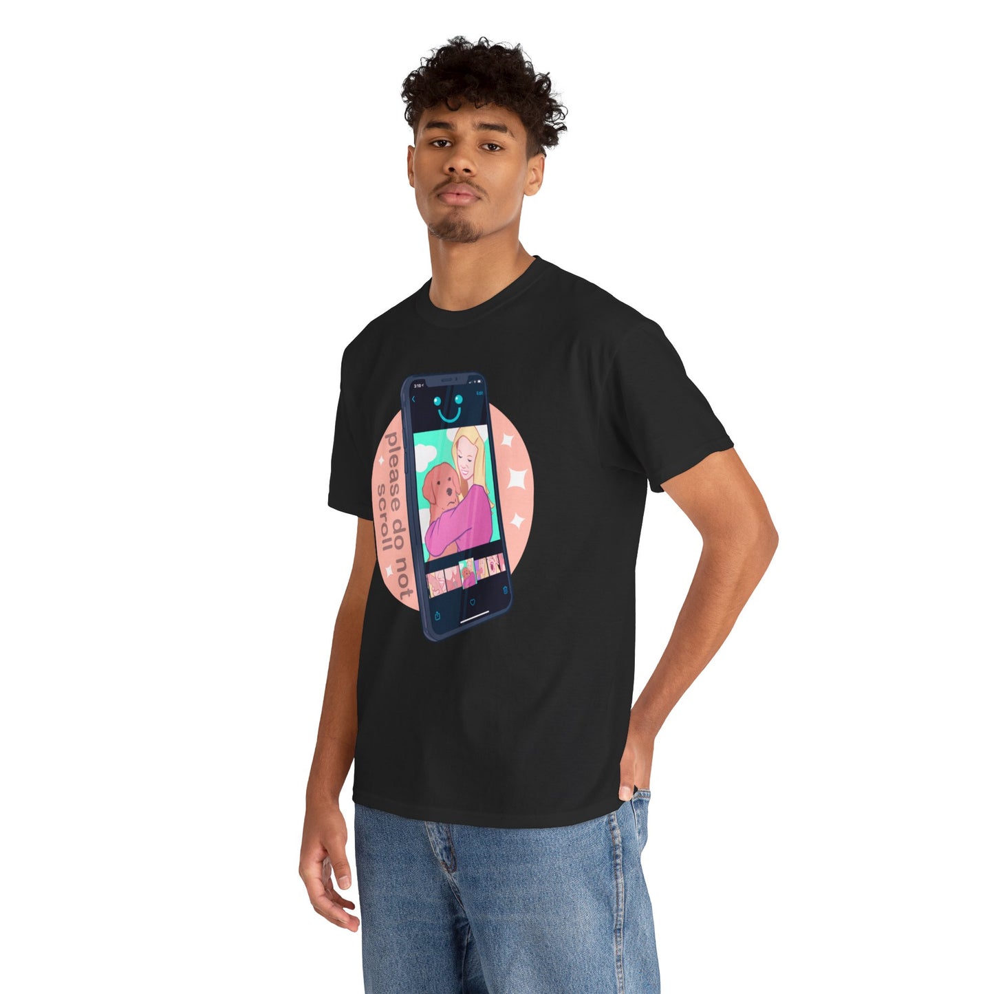Don't Scroll Unisex Heavy Cotton Tee