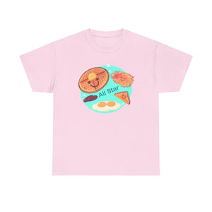 All Star Breakfast Unisex Heavy Cotton Tee