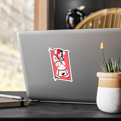 Natural Queen Kiss-Cut Vinyl Decal