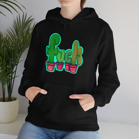 Rude Succulents Unisex Heavy Blend Hooded Sweatshirt