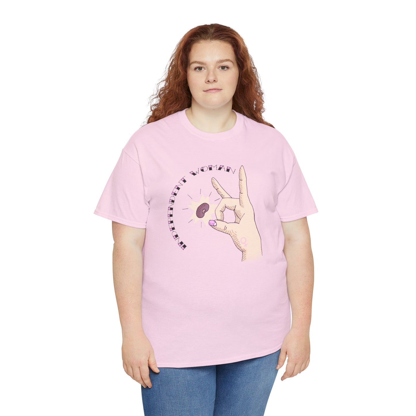 Independent Woman Unisex Heavy Cotton Tee