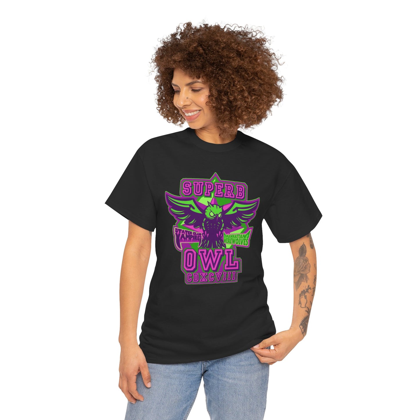 Superb Owl Unisex Heavy Cotton Tee