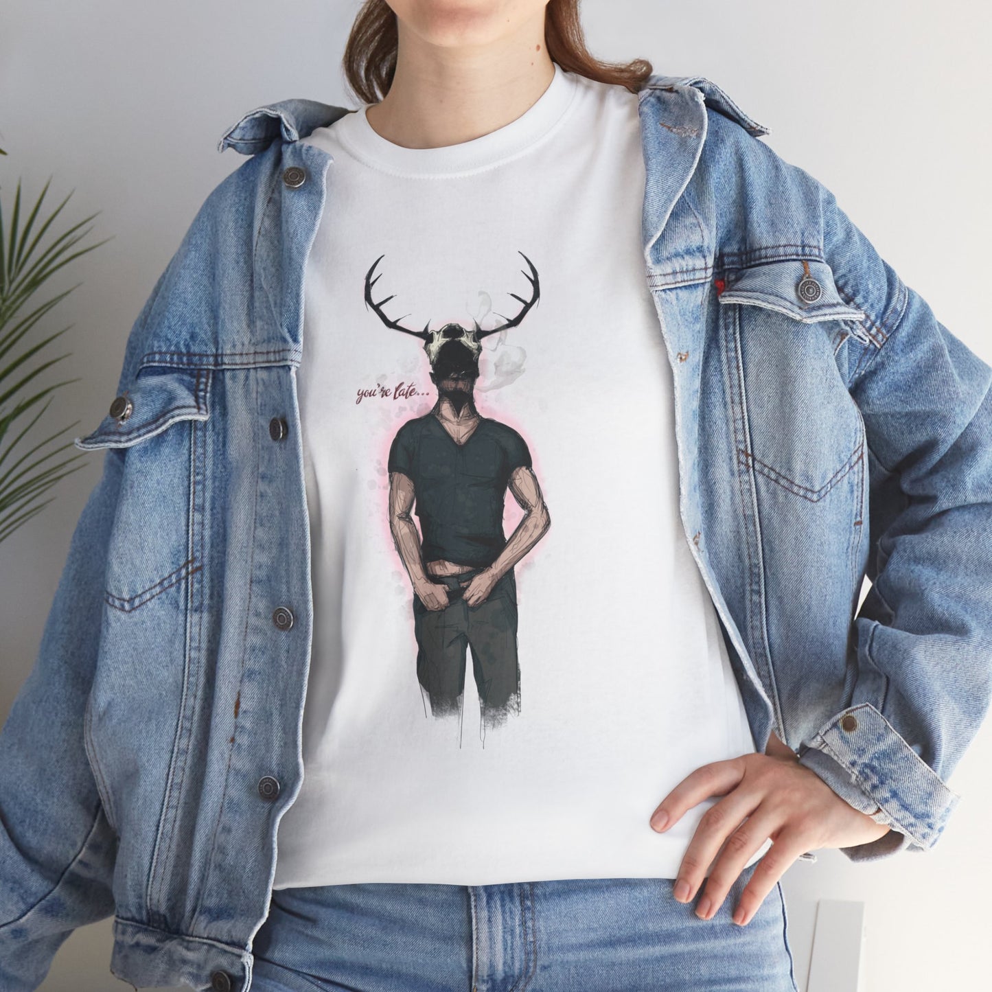 Deer Daddy Series 5: Youre Late Unisex Heavy Cotton Tee