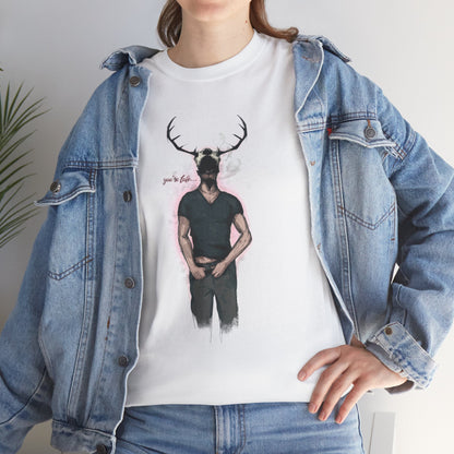 Deer Daddy Series 5: Youre Late Unisex Heavy Cotton Tee