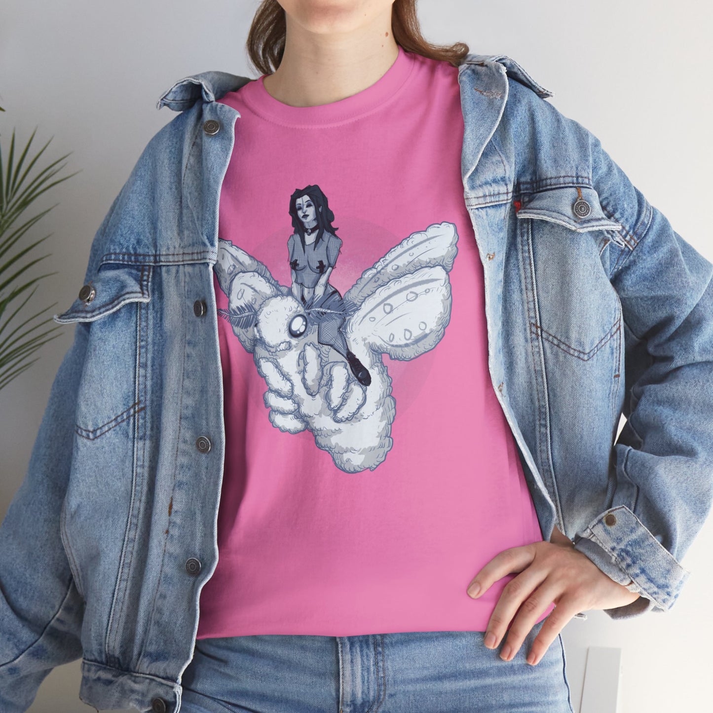 Goth On A Moth Unisex Heavy Cotton Tee