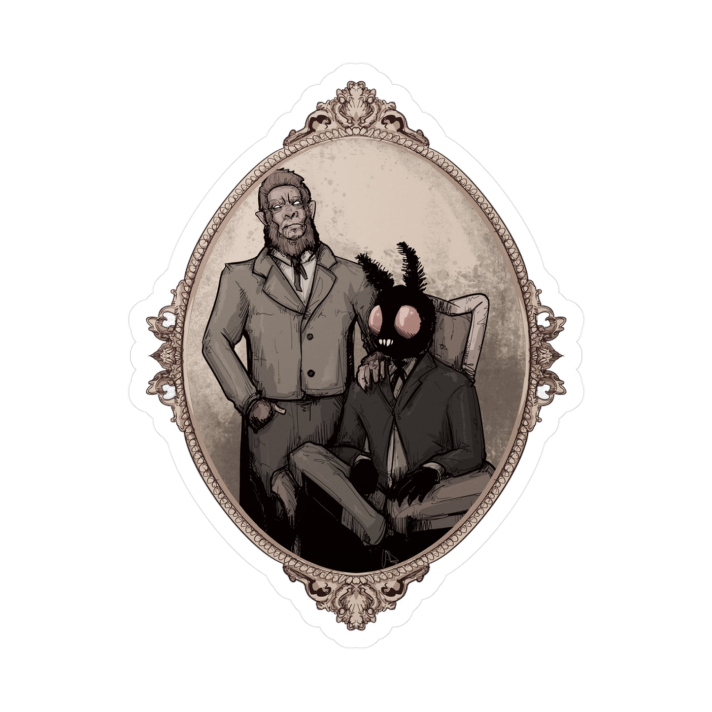 Victorian Cryptids Kiss-Cut Vinyl Decal