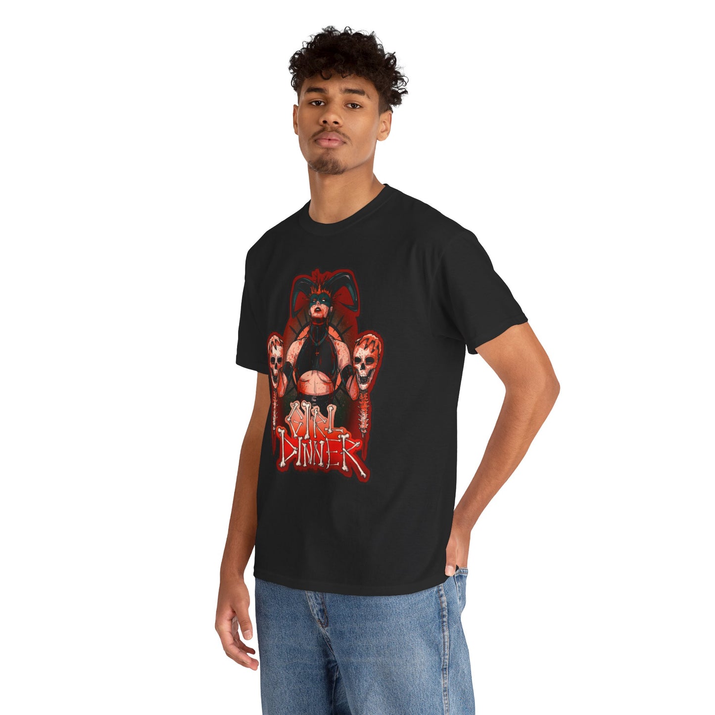 Girl Dinner Unisex Heavy Cotton Tee