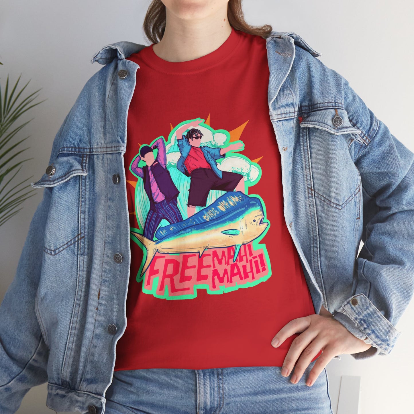 Free Mahi Mahi Unisex Heavy Cotton Tee