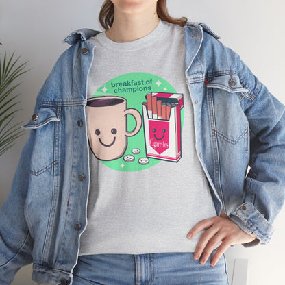 Breakfast of Champions Unisex Heavy Cotton Tee
