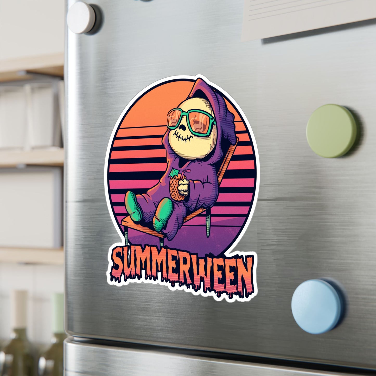 Summerween Reaper Kiss-Cut Vinyl Decal