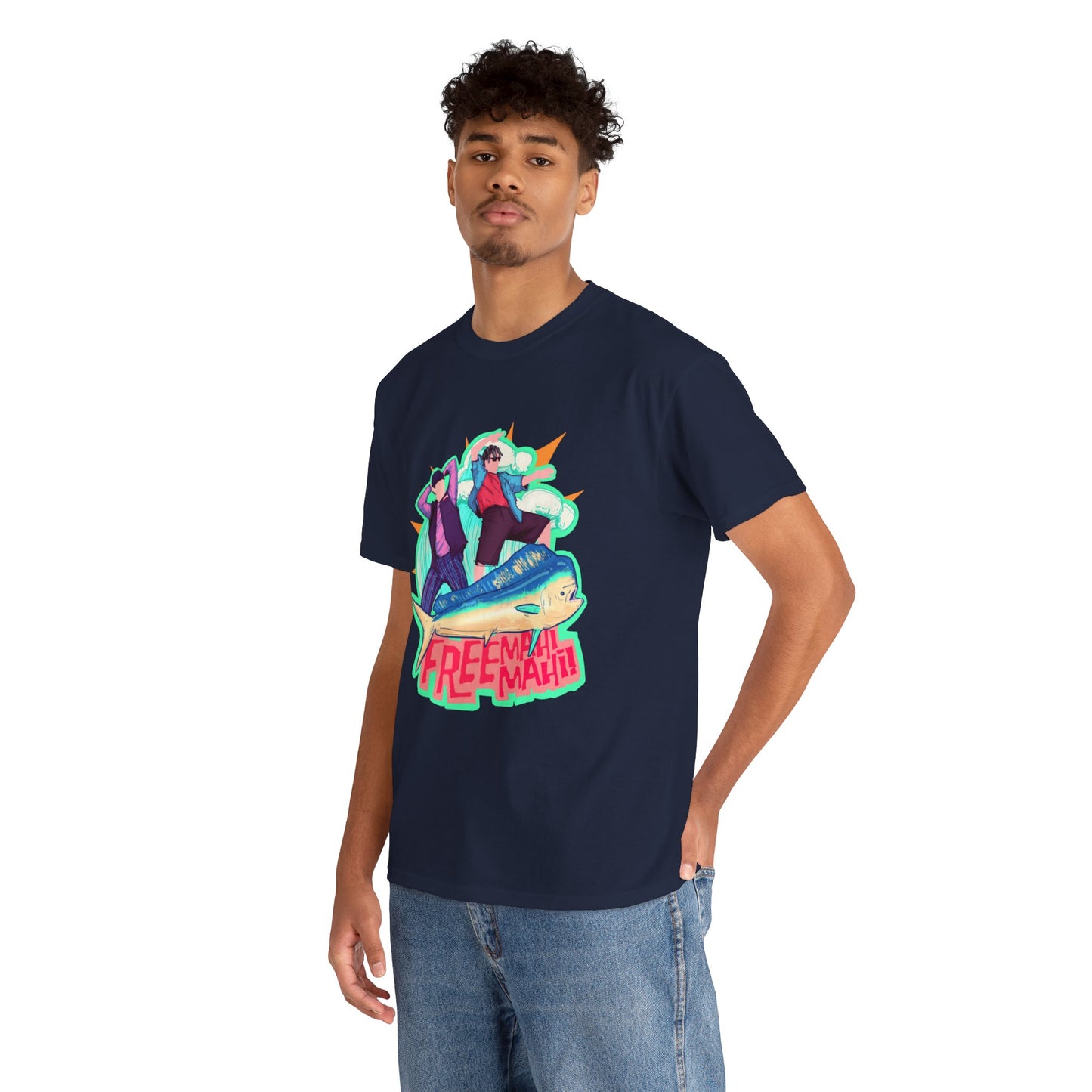 Free Mahi Mahi Unisex Heavy Cotton Tee