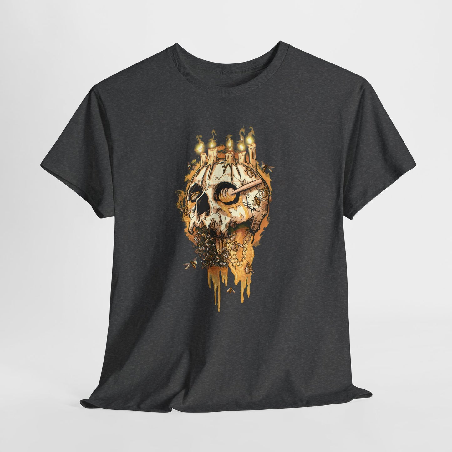 Elemental Skull Honeycore Unisex Heavy Cotton Tee