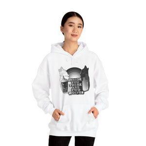 Two Wolves Unisex Heavy Blend Hooded Sweatshirt