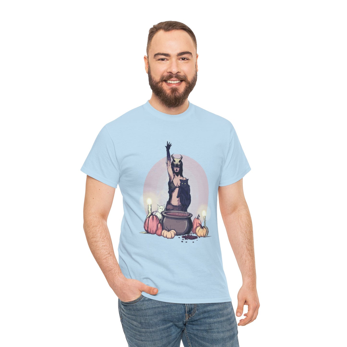 Coffee Witch Unisex Heavy Cotton Tee