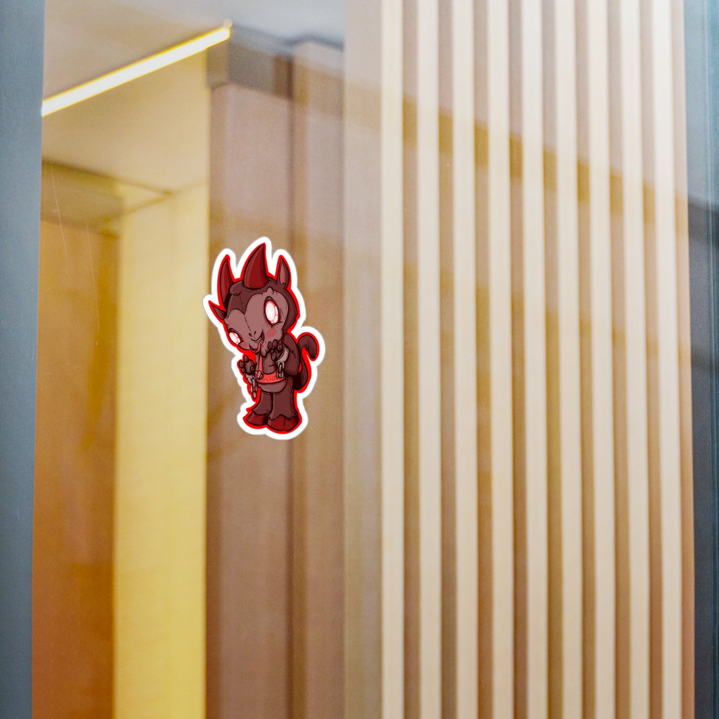 Plushie Krampus Kiss-Cut Vinyl Decal