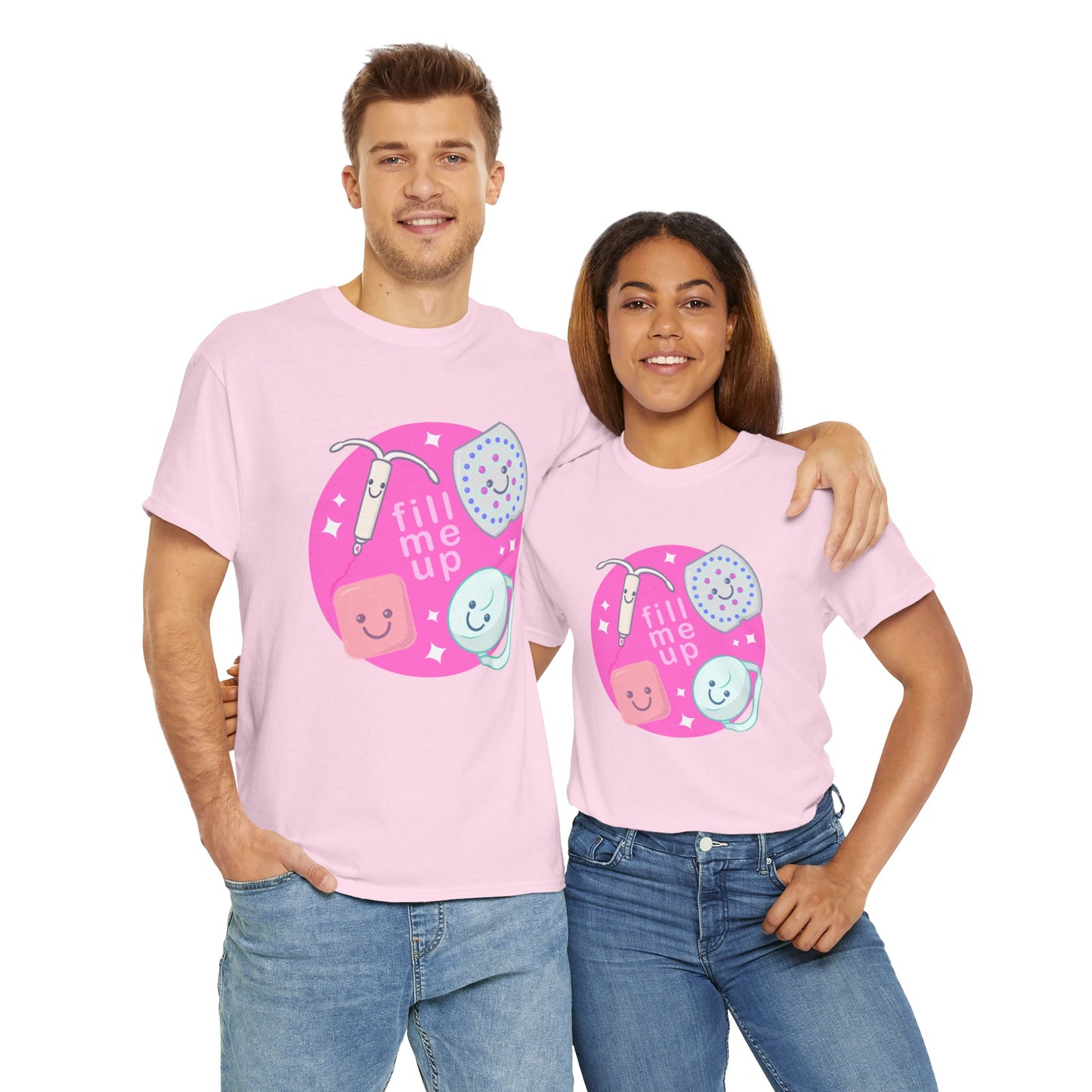 Fill Me Up Unisex Heavy Cotton Tee