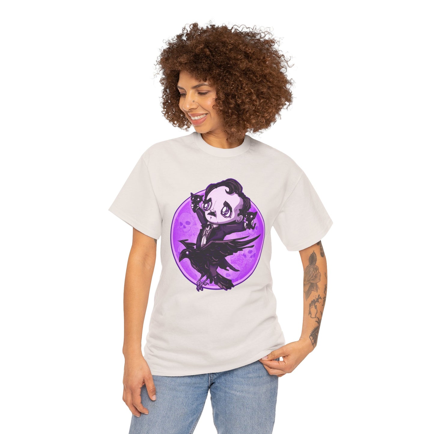 Poe Is Coming Unisex Heavy Cotton Tee