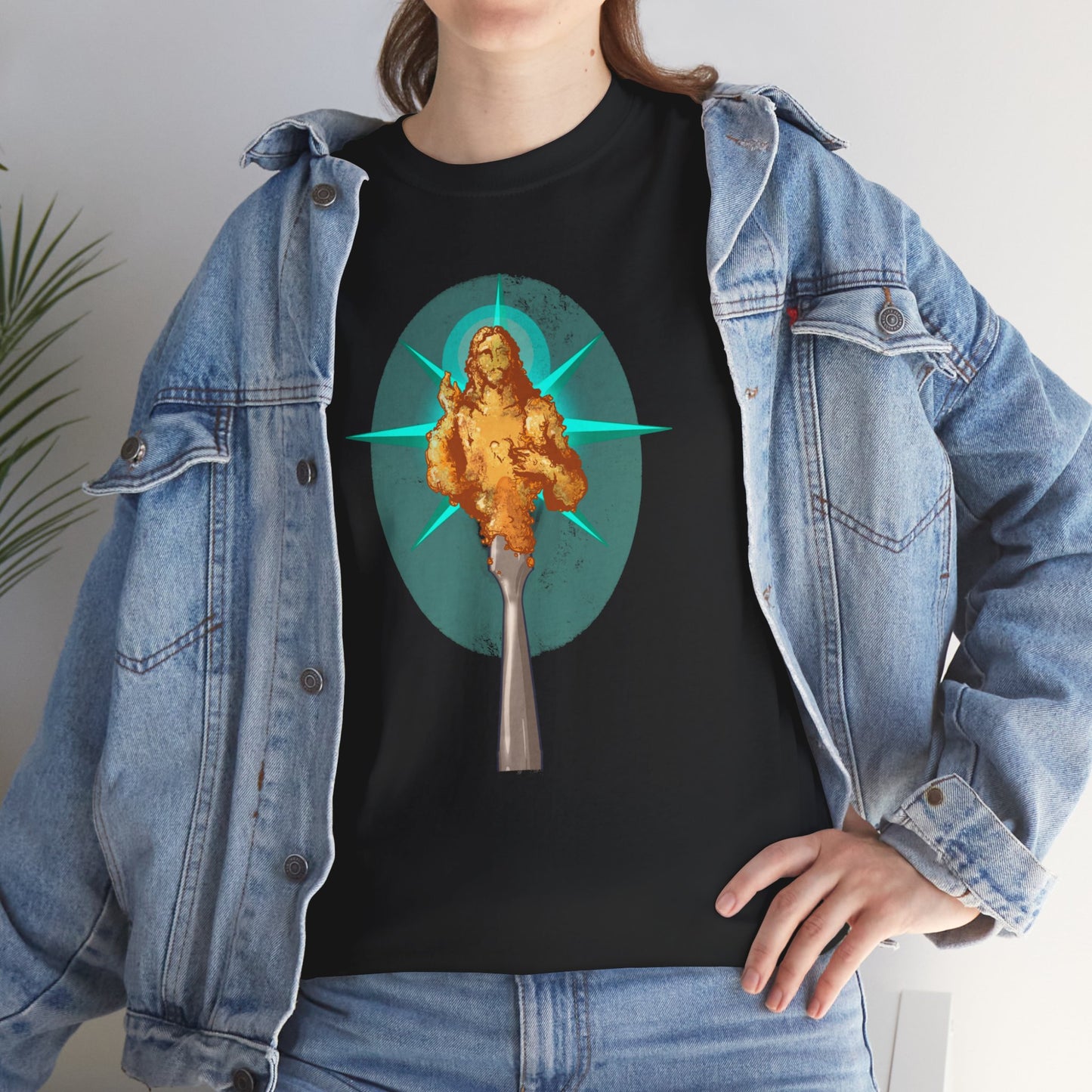 He Is Resin Unisex Heavy Cotton Tee