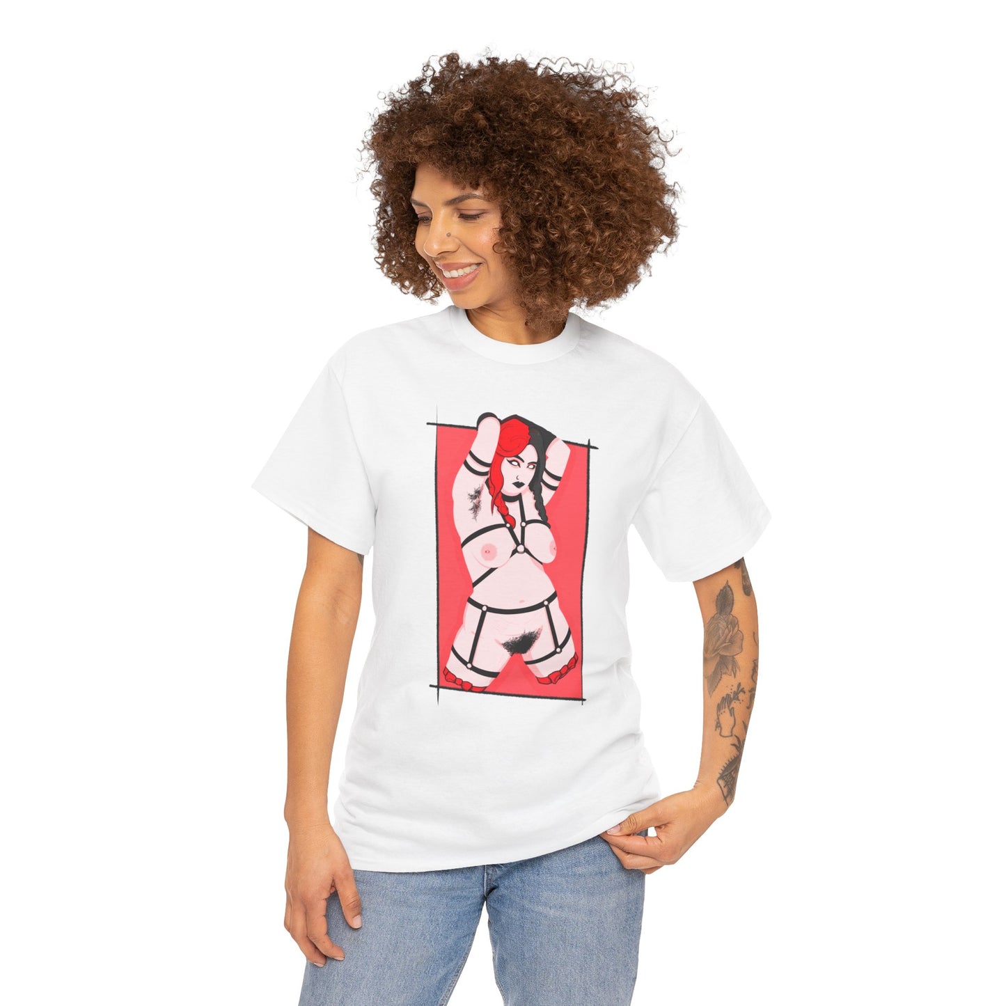 Natural Queen Unisex Heavy Cotton Tee