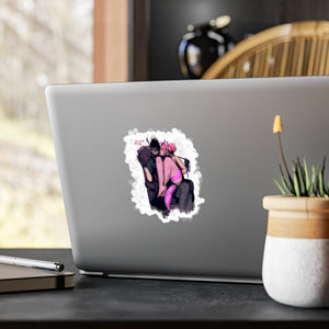 Deer Daddy Series 6: Sweet Kitty Kiss-Cut Vinyl Decal