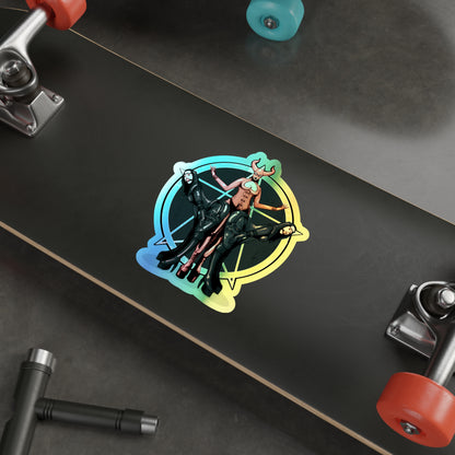 Latex Holographic Die-cut Stickers