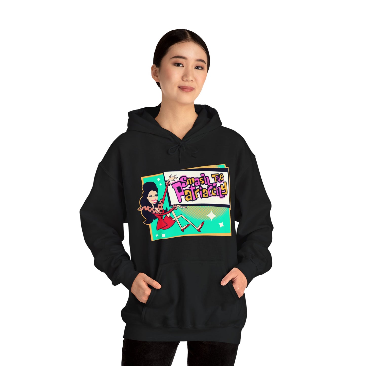 Smash The Patriarchy Unisex Heavy Blend Hooded Sweatshirt