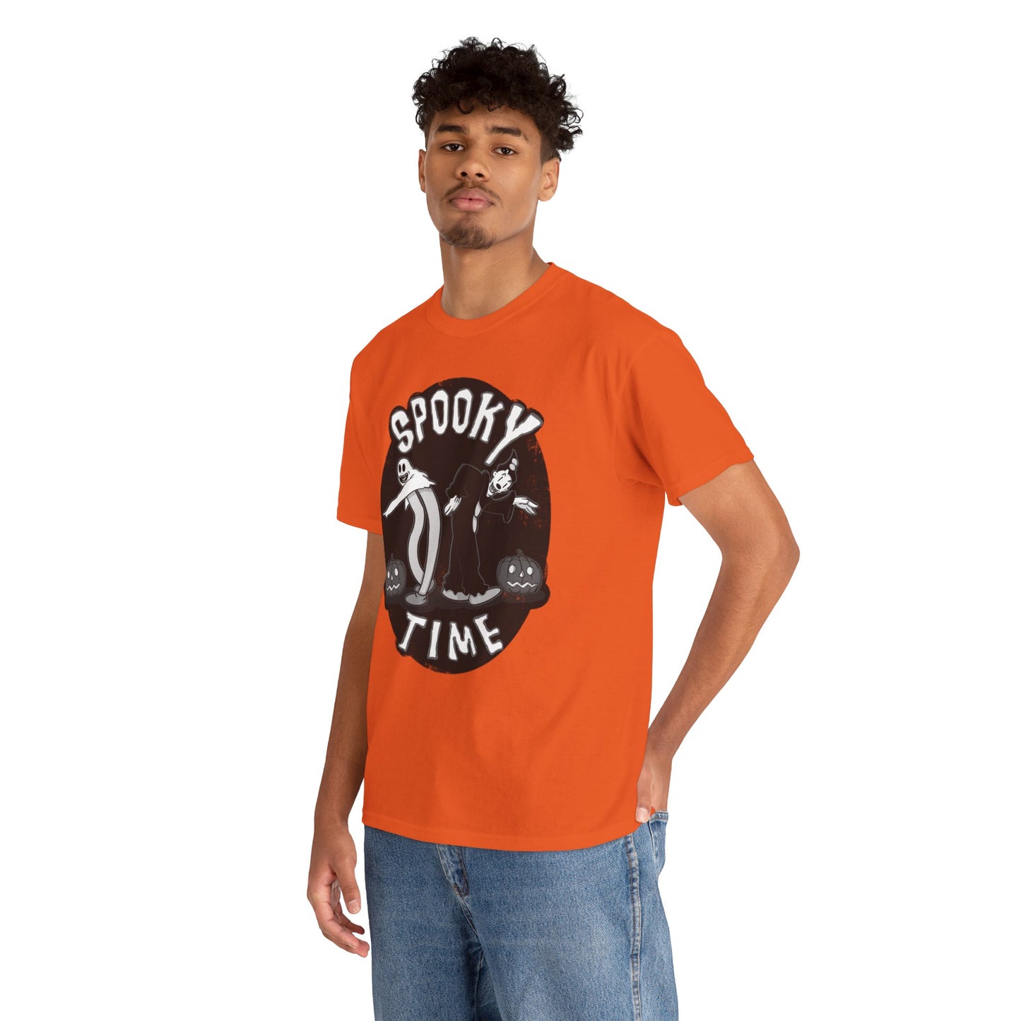 Spooky Time Unisex Heavy Cotton Tee