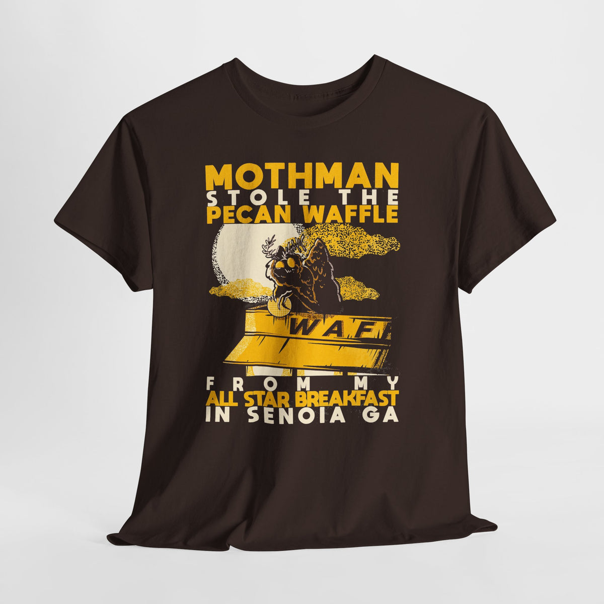 Mothman Waffle Unisex Heavy Cotton Tee