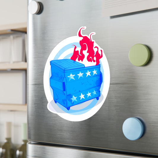 American Dumpster Fire Kiss-Cut Vinyl Decal