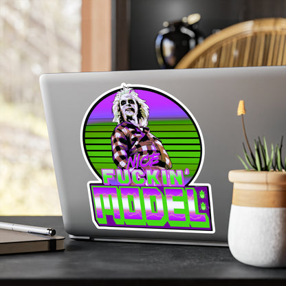Nice Model Kiss-Cut Vinyl Decal