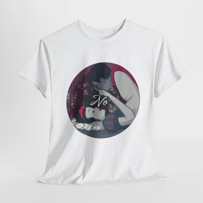 No White Unisex Heavy Cotton Tee