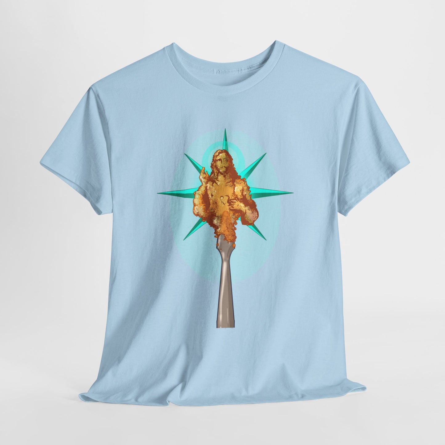 He Is Resin Unisex Heavy Cotton Tee
