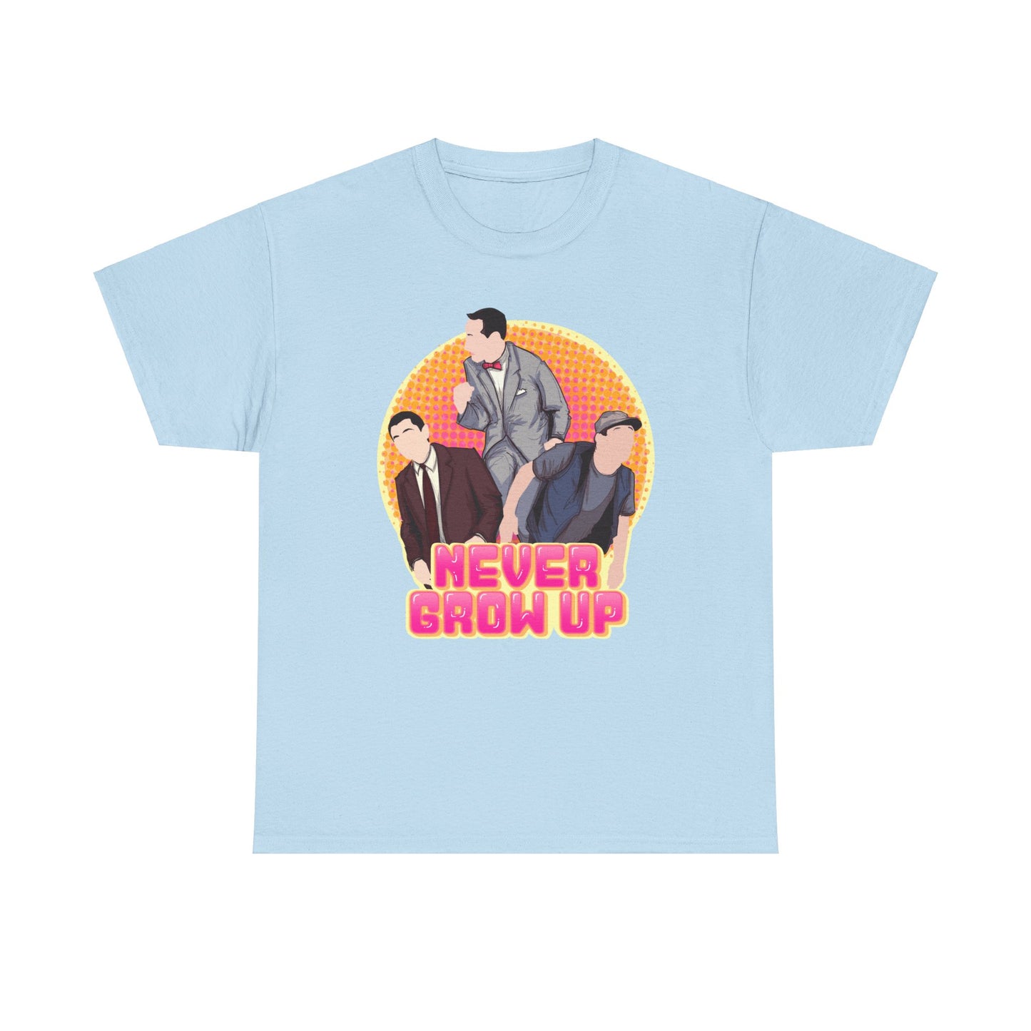 Never Grow Up Unisex Heavy Cotton Tee