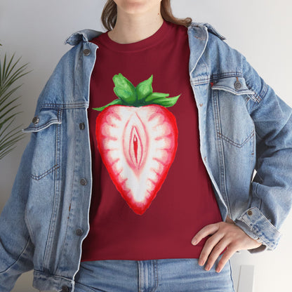 Juicy Strawberry Unisex Heavy Cotton Tee