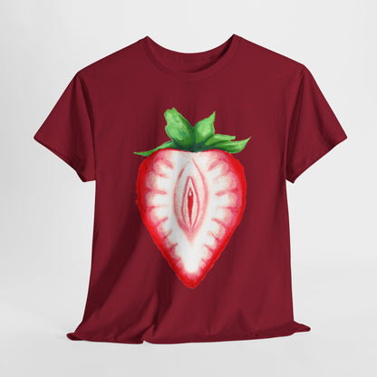 Juicy Strawberry Unisex Heavy Cotton Tee