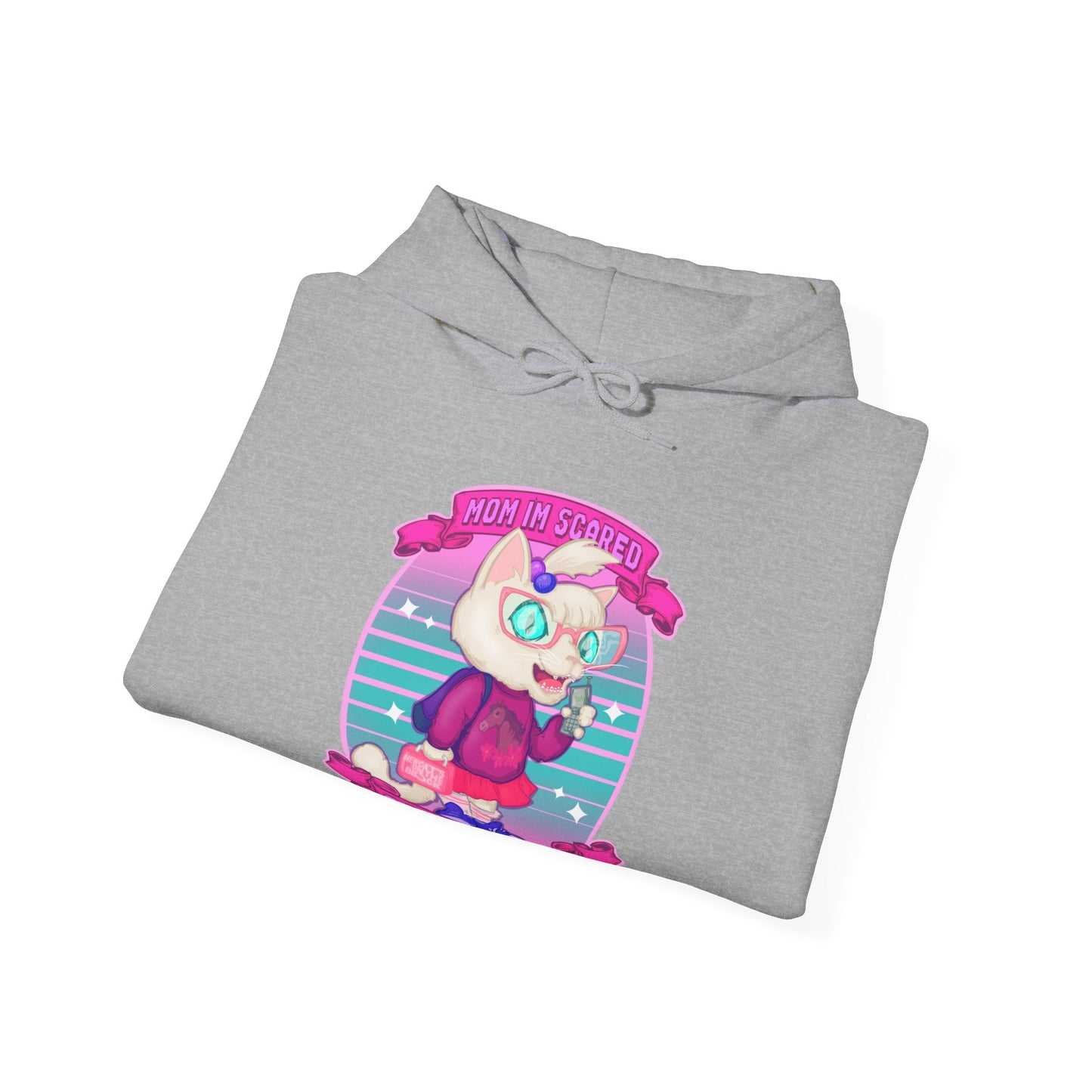 Mom I'm Scared Unisex Heavy Blend Hooded Sweatshirt