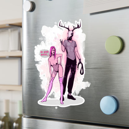 Deer Daddy Series 10: Do Your Worst Kiss-Cut Vinyl Decal