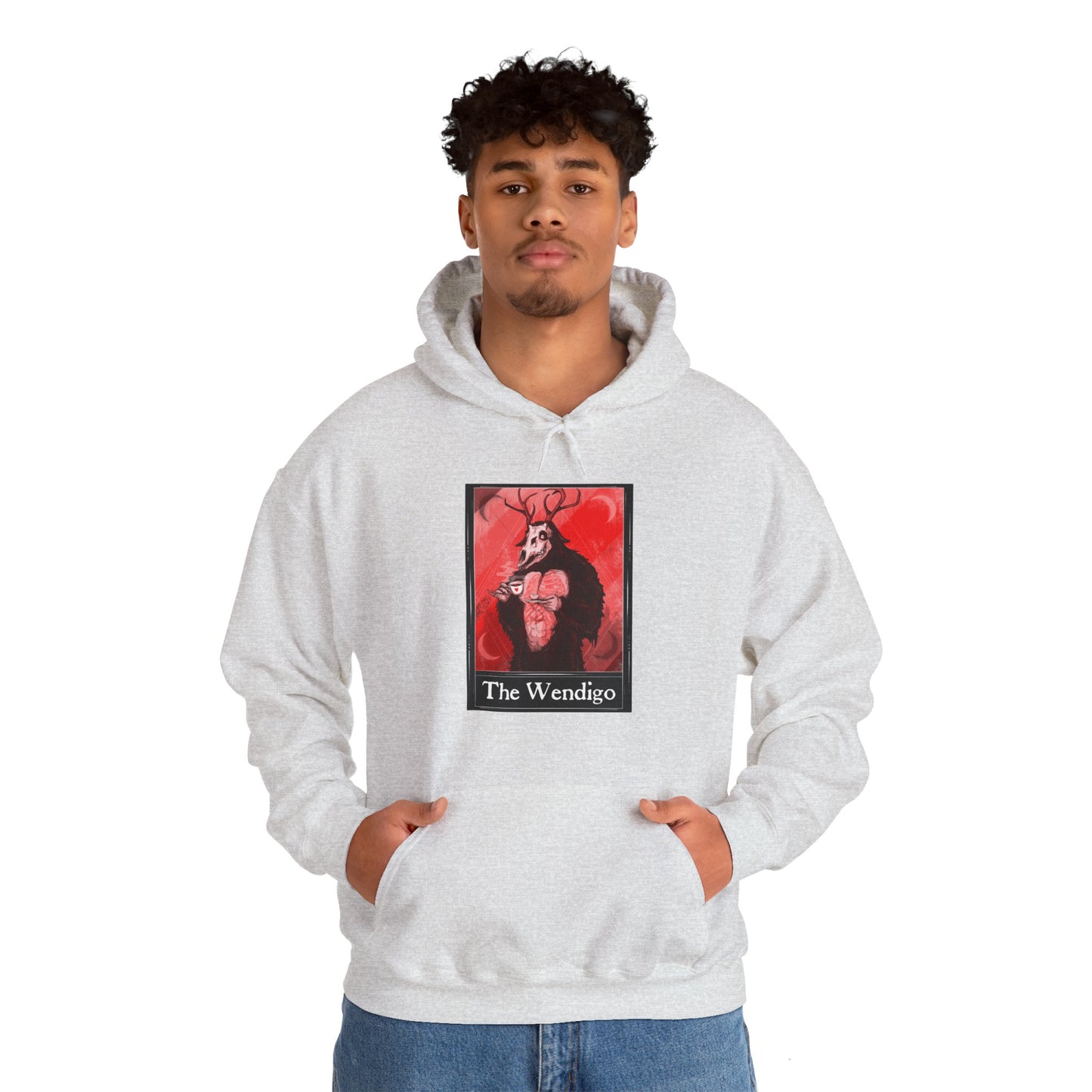 Wendigo Tarot Unisex Heavy Blend Hooded Sweatshirt