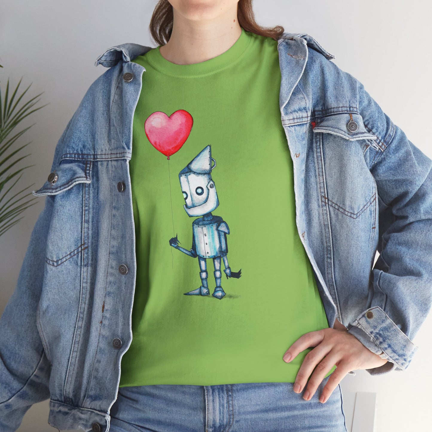 Tinman Gets A Heart Unisex Heavy Cotton Tee