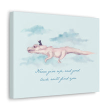 Never Give Up Canvas Gallery Wrapped Art Print