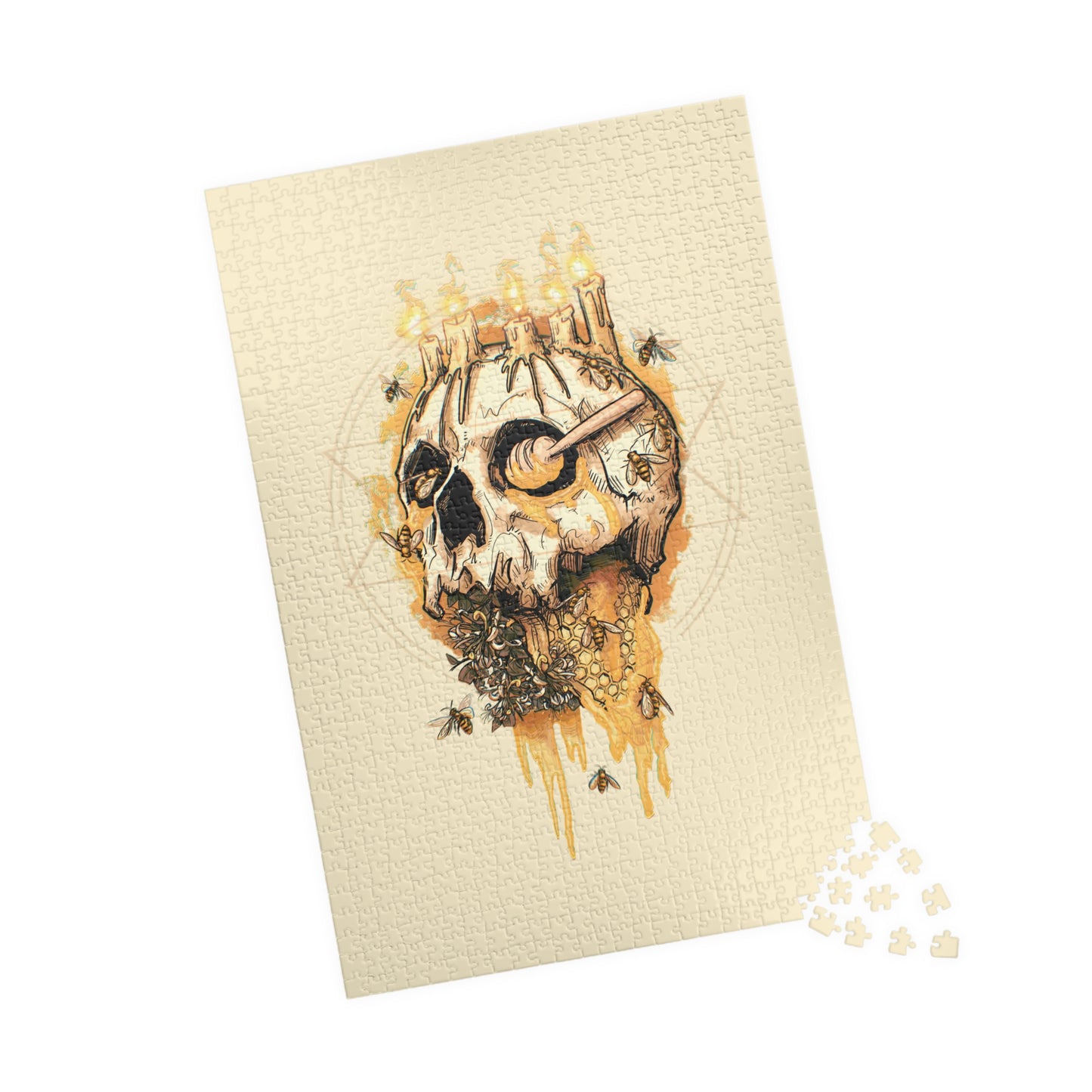 Elemental Skull Honeycore Puzzle (110, 252, 500, 1014-piece)