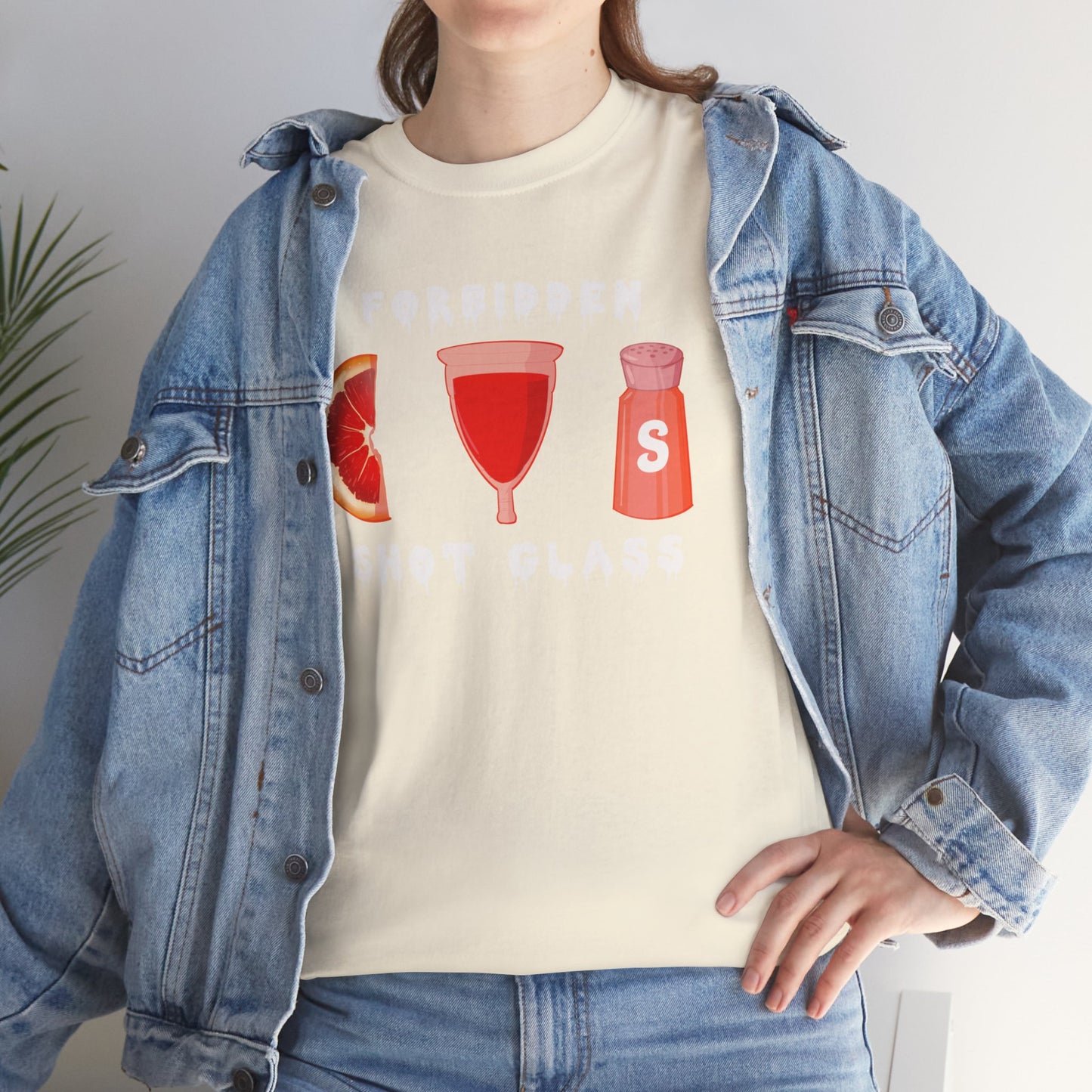 Forbidden Shot Glass Unisex Heavy Cotton Tee