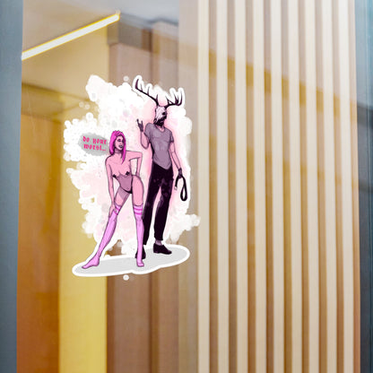 Deer Daddy Series 10: Do Your Worst Kiss-Cut Vinyl Decal
