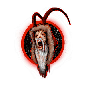 Merry Krampus Kiss-Cut Vinyl Decal