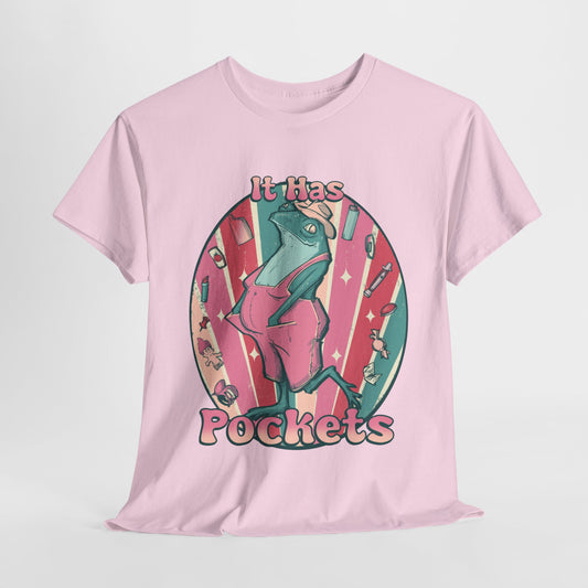 It Has Pockets Unisex Heavy Cotton Tee