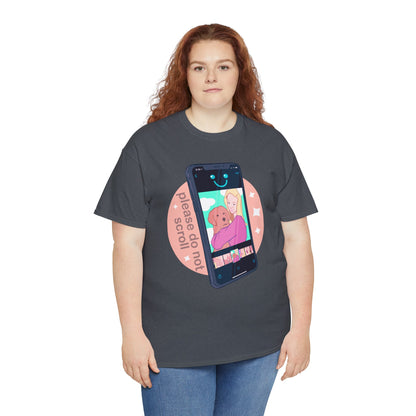 Don't Scroll Unisex Heavy Cotton Tee